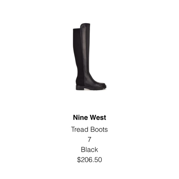 Nine West Tread Over the Knee Boots - Picture 5 of 6